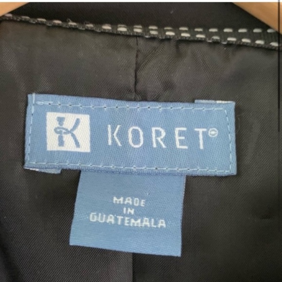 Black Button Front Jacket - Picture 3 of 7